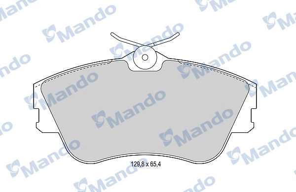 Тормозные колодки дисковые, комплект MANDO 1439979073 N8I E2Q MBF015893