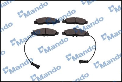 Тормозные колодки дисковые, комплект MANDO 1439979132 MPD17 QR 5XP - Изображение 1