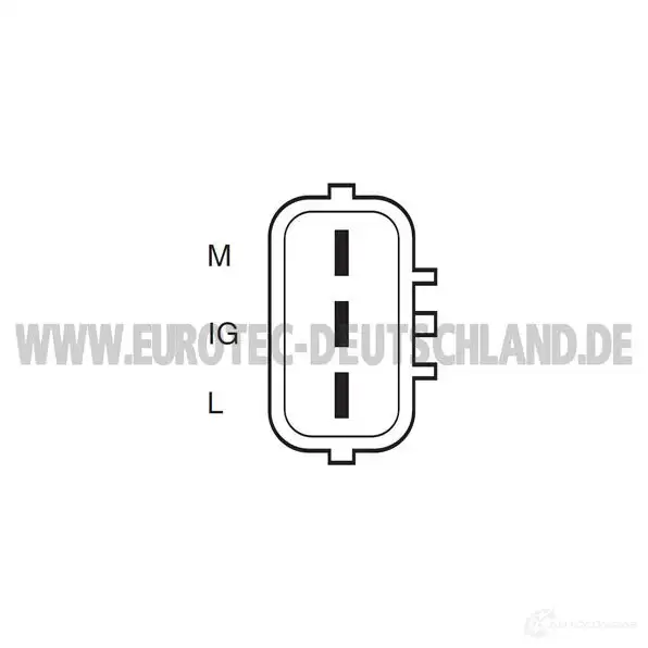 Генератор EUROTEC 4250294727169 7 S76K 12060747 2572032 изображение 3