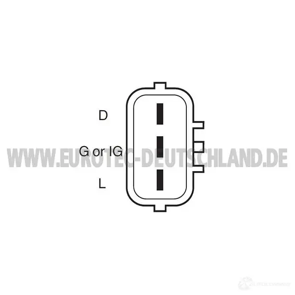 Генератор EUROTEC 12060743 2572028 4250294727121 95C YDSM изображение 3