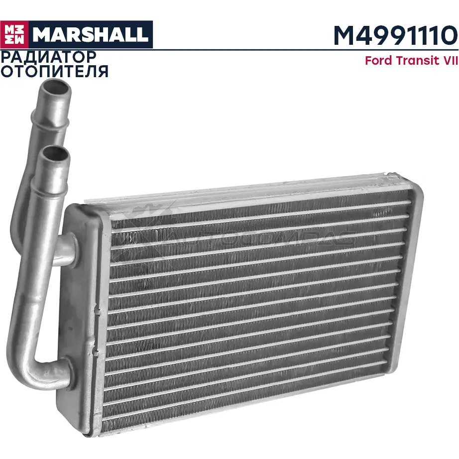 Радиатор отопителя Ford Transit VII 06- MARSHALL 1441202782 P0T1B L M4991110 изображение 0