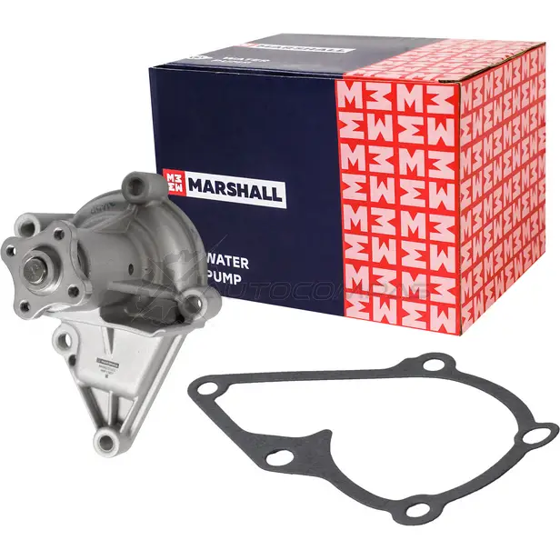 Водяной насос (помпа) Hyundai Accent I-III 94-, Elantra III 00-, Getz 02-, Kia Cerato I 04-, Rio II 05- MARSHALL 1441203457 M4822022 K PMZL - Изображение 1