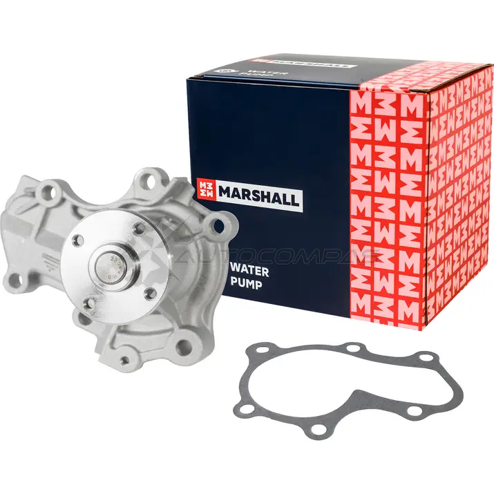 Водяной насос (помпа) Mitsubishi Colt V 96-, Lancer VI, VII 95-, Mirage V 95-, Space Star I 98- MARSHALL SJE6 G8 1441204744 M4832013 - Изображение 1