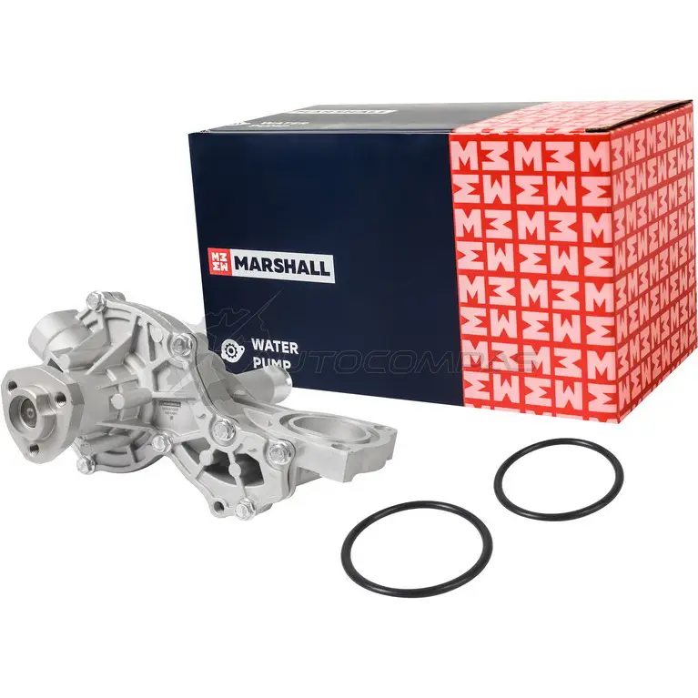 Водяной насос (помпа) Audi 80 (B2, B3, B4) 78-, 100 (C3, C4) 82-, A6 (C4) 94- MARSHALL 1441205952 M4841006 LS74 0WU - Изображение 1