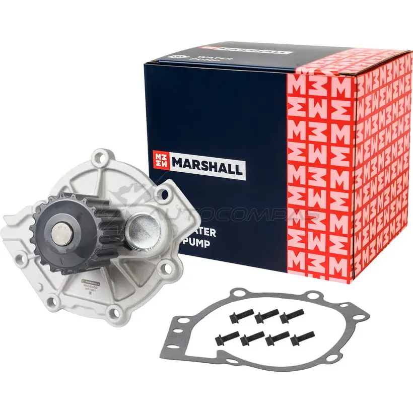 Водяной насос (помпа) Volvo S60 II 10-, S90 II 16-, V60 I 13-, XC60 I 13-, XC90 II 14- MARSHALL TMD6 HKP M4840009 1441206724 - Изображение 1
