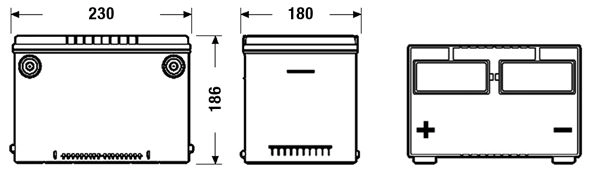 Аккумулятор EXIDE D6A BC EB558 1441131375 изображение 1