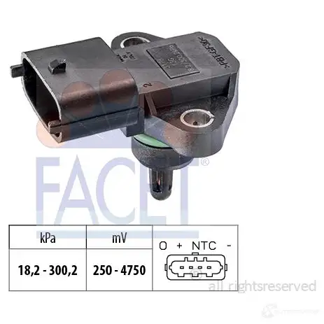 Датчик абсолютного давления FACET EPS 1.993.178 10.3178 1511419 KW 493 178