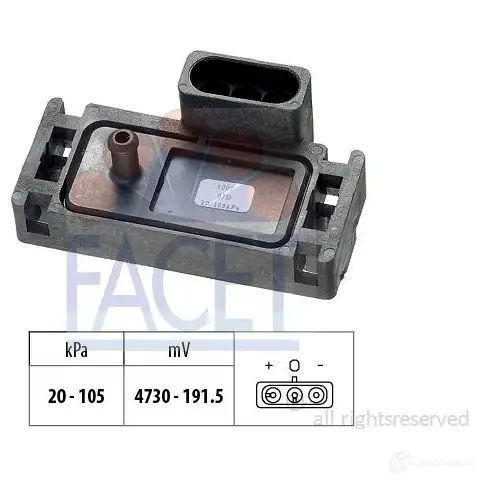 Датчик абсолютного давления FACET KW 493 007 1511221 10.3007 EPS 1.993.007