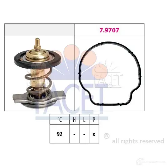 Термостат FACET KW 580 929 7.8929 1515452 EPS 1.880.929