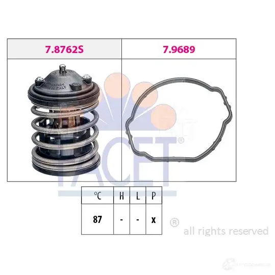 Термостат FACET EPS 1.880.762 KW 580 762 7.8762 1515369