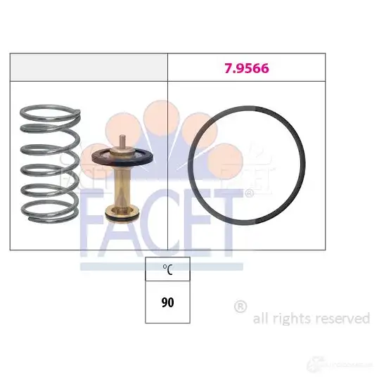 Термостат FACET 1437963286 7.7945 06Y 16 изображение 0