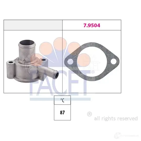 Термостат FACET KW 580 111 EPS 1.880.111 1514795 7.8111