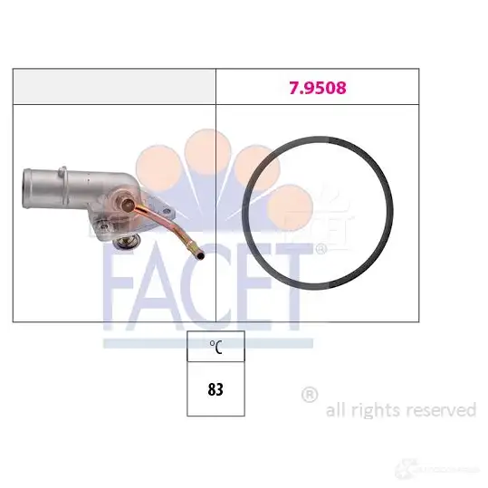 Термостат FACET KW 580 164 7.8164 EPS 1.880.164 1514834