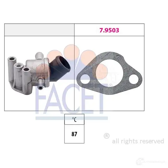 Термостат FACET EPS 1.880.106 KW 580 106 1514790 7.8106