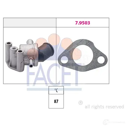 Термостат FACET 7.8107 KW 580 107 1514791 EPS 1.880.107