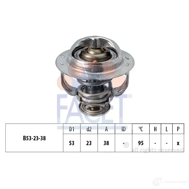 Термостат FACET 1515351 EPS 1.880.742S KW 580 742S 7.8742S