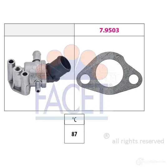 Термостат FACET EPS 1.880.108 1514792 7.8108 KW 580 108