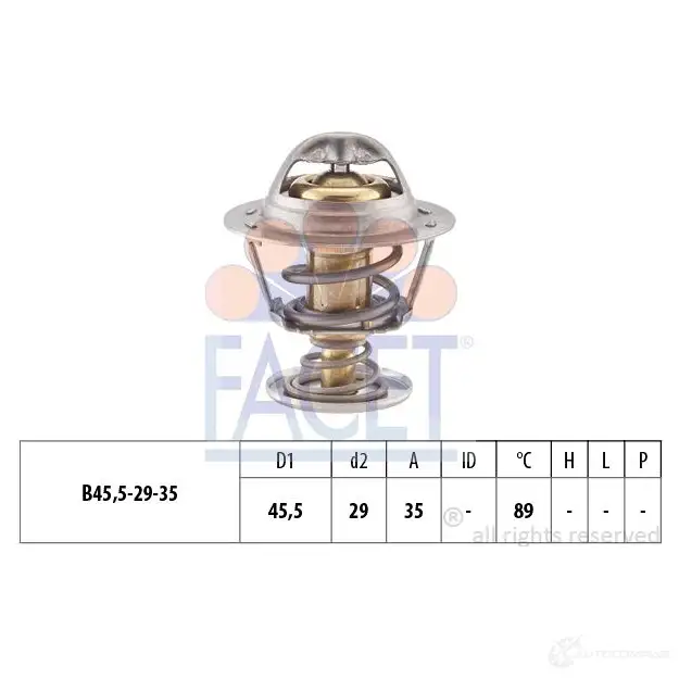 Термостат FACET 7.8389S 1515061 EPS 1.880.389S KW 580 389S