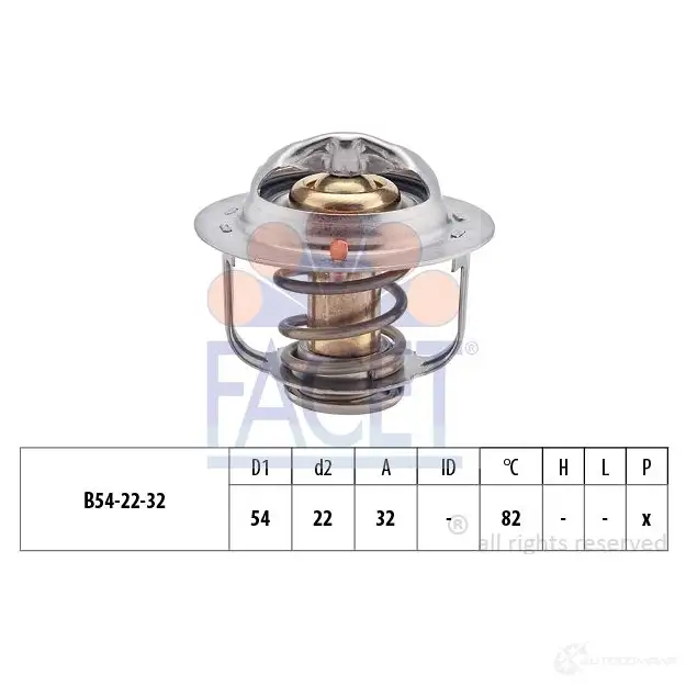 Термостат FACET EPS 1.880.305S KW 580 305S 1514968 7.8305S изображение 0
