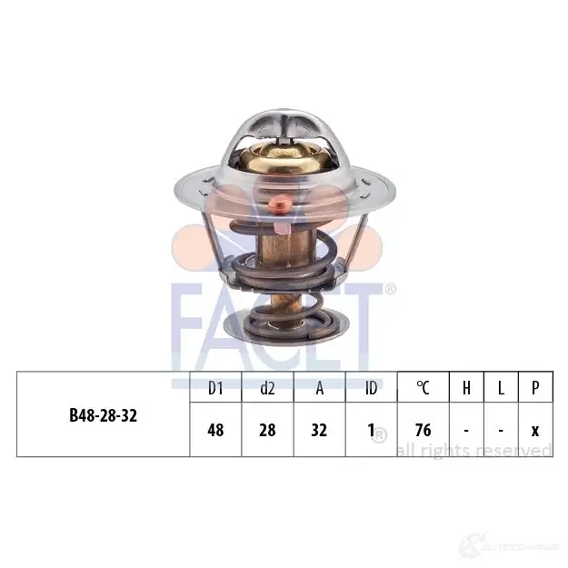 Термостат FACET 7.8418S KW 580 418S 1515101 EPS 1.880.418S