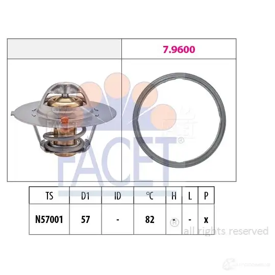 Термостат ож FACET U 03LB 1515190 78545