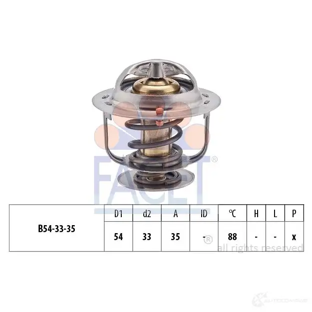 Термостат FACET KW 580 248S 7.8248S 1514911 EPS 1.880.248S