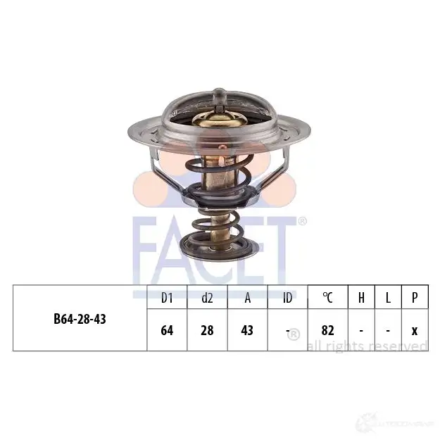 Термостат FACET 7.8379S 1423464938 EPS 1.880.379S KW 580 379S