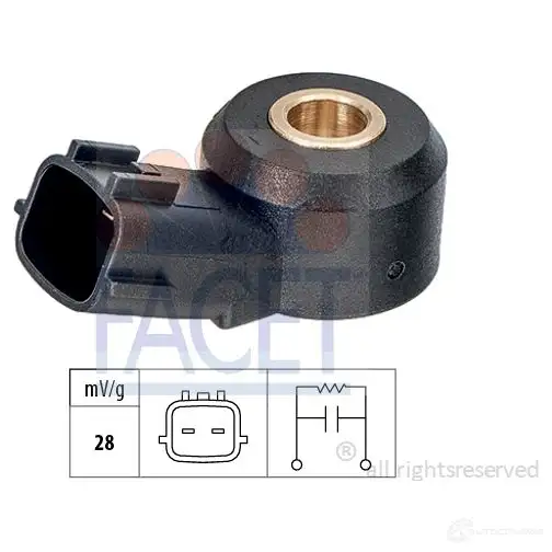 Датчик детонации FACET EPS 1.957.247 KW 457 247 1516479 9.3247