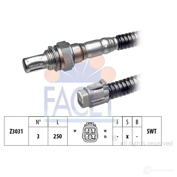 Лямбда зонд, кислородный датчик FACET EPS 1.997.909 10.7909 1511870 KW 497 909