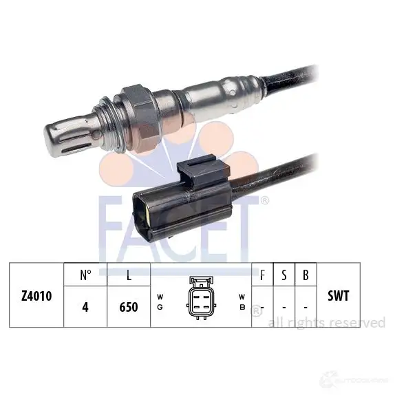 Лямбда зонд, кислородный датчик FACET 1511616 EPS 1.997.057 10.7057 KW 497 057