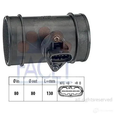 Расходомер воздуха FACET EPS 1.991.445 KW 491 445 10.1445 1511197