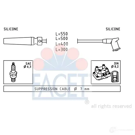 Датчик температуры охлаждающей жидкости FACET 8U5EG MP 1513521 73106