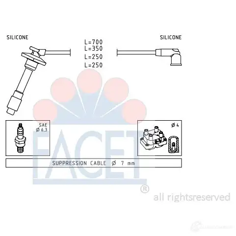 Датчик температуры охлаждающей жидкости FACET HT8W J 1513828 73236