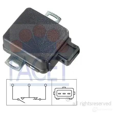 Датчик дроссельной заслонки FACET EPS 1.995.066 10.5066 KW 495 066 1511559 изображение 0