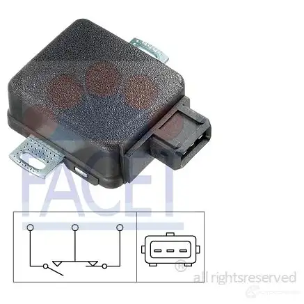 Датчик дроссельной заслонки FACET EPS 1.995.044 10.5044 KW 495 044 1511553