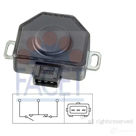 Датчик дроссельной заслонки FACET EPS 1.995.078 KW 495 078 1511564 10.5078