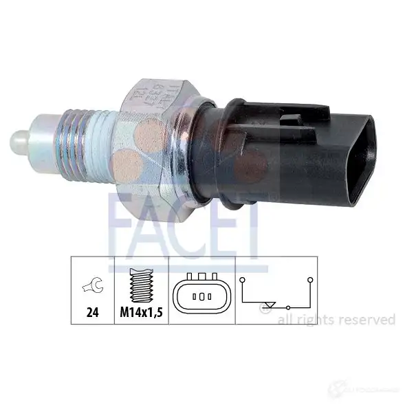 Датчик заднего хода FACET EPS 1.860.327 KW 560 327 7.6327 1514774 изображение 0