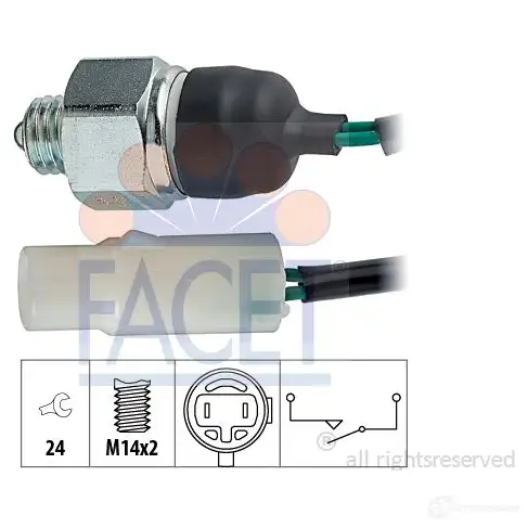 Датчик заднего хода FACET 1514704 KW 560 206 7.6206 EPS 1.860.206