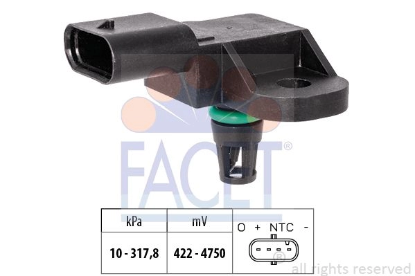 Датчик абсолютного давления FACET 1440290786 3AHIKO O 10.3412 изображение 0