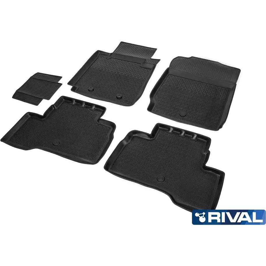 Коврики в салон пять дверей Rival 1437078527 RO36M ZE KZP42 15501001 - Изображение 1