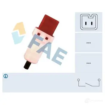 Выключатель стоп сигнала FAE 1989306 8435050623473 24896 I1N SV7T