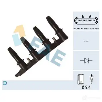 Катушка зажигания FAE 80321 1992694 8435050649282 Q0Y P5
