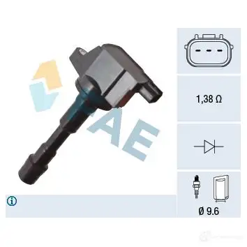 Катушка зажигания FAE SC4 BE 80469 1437432410