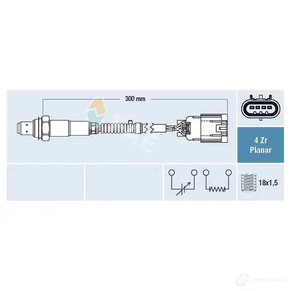 Лямбда зонд, кислородный датчик FAE 1437429296 77669 A J2F1