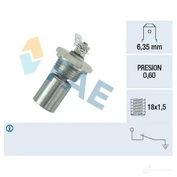 Датчик давления масла FAE 8435050600641 12340 CE MXPOD 1988742