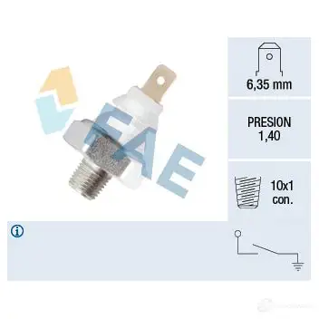 Датчик давления масла FAE 1988824 6HHR SBA 12920 8435050600887
