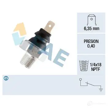 Датчик давления масла FAE 8W2S BQD 11320 8435050600221 1988708
