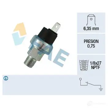 Датчик давления масла FAE OAQ QSX 8435050600948 1988834 13350