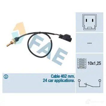 Датчик температуры охлаждающей жидкости FAE Q IRFH 1989437 8435050646762 32424 изображение 0