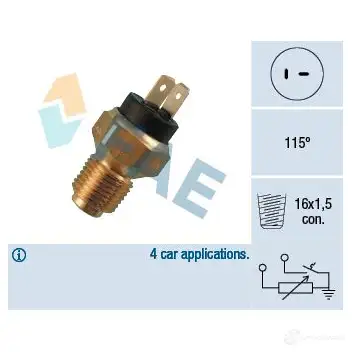 Датчик температуры охлаждающей жидкости FAE 34020 A2WM 6M4 1989750 8435050604397 изображение 0